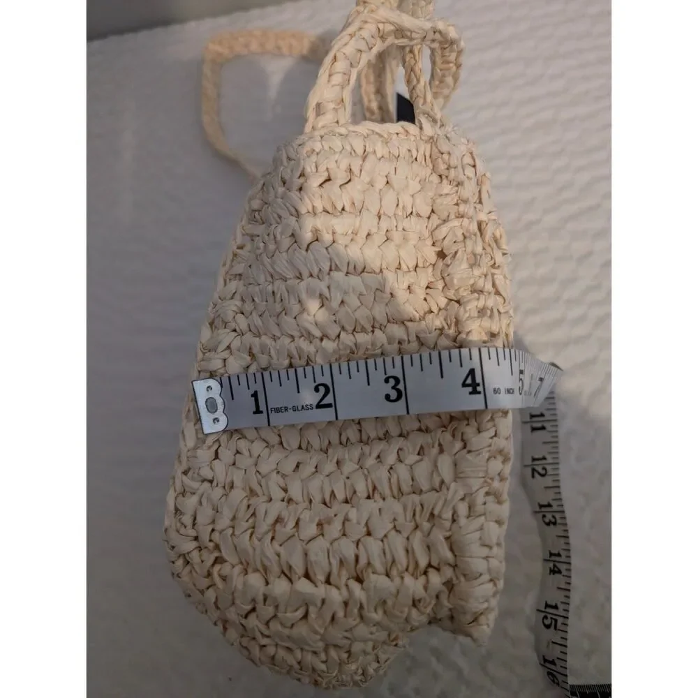 Universal Thread Off-White Crochet Crossbody Bag NWT